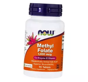 Метилфолат, Methyl Folate 1000, Now Foods  90таб (36128204)