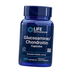 Глюкозамин Хондроитин, Glucosamine/Chondroitin, Life Extension  100капс (03346001)