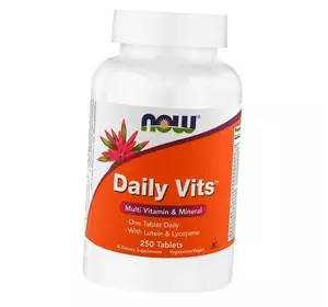 Комплекс Витаминов, Daily Vits, Now Foods  250таб (36128006)