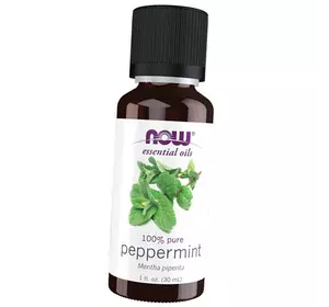 Эфирное масло Мяты перечной, Peppermint Oil, Now Foods  30мл  (43128041)