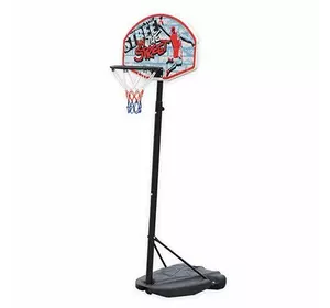 Стойка баскетбольная мобильная со щитом Kid S881R FDSO   Черный (57508166)