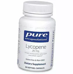 Ликопин, Lycopene 20, Pure Encapsulations  60гелкапс (70361009)