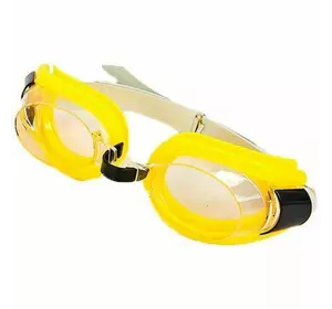 Очки для плавания детские 0403    Желто-бело-черный (60429420)