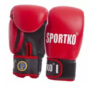 Перчатки боксерские SP-4705 Sportko  10oz Красный (37451033)