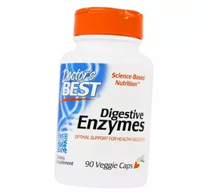 Пищеварительные Ферменты, Digestive Enzymes, Doctor's Best  90вегкапс (69327001)