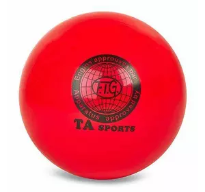 Мяч для художественной гимнастики TA Sports BA-GB75    Красный (60508023)