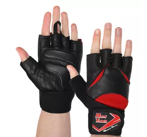 Перчатки для фитнеса FG-9532 Hard Touch  XL Черный (07452015)