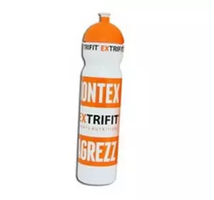 Спортивная бутылка Extrifit Extrifit  1000мл Бело-оранжевый (09002002)