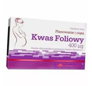 Фолиевая кислота, Kwas Foliowy, Olimp Nutrition  60таб (36283034)