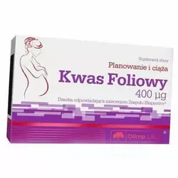 Фолиевая кислота, Kwas Foliowy, Olimp Nutrition  60таб (36283034)
