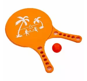 Набор для пляжного тенниса MT-0491 No branding   Оранжевый (59429334)