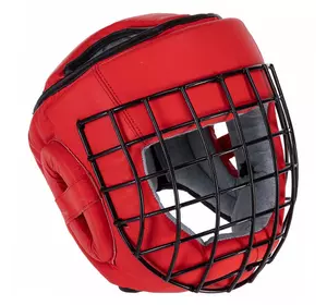 Шлем для единоборств VL-3150 Zelart  M Красный (37363160)
