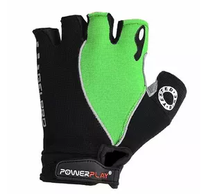 Велосипедные перчатки 5019 Power Play  M Зеленый (07228055)