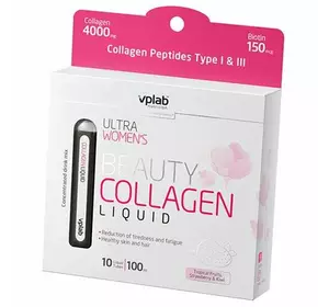 Жидкий Коллаген для красоты, Beauty Liquid Collagen, VP laboratory  10x10мл (68099004)