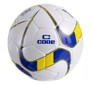 Мяч футбольный Diamond CR-024 Core  №5 Бело-сине-желтый (57568026)