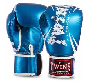 Перчатки боксерские FBGVSD3-TW6 Twins  14oz Синий металлик (37426071)