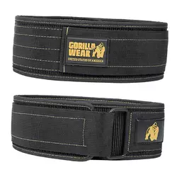 Пояс Nylon Lifting Belt Gorilla Wear  S/M Черно-золотой (34369007)