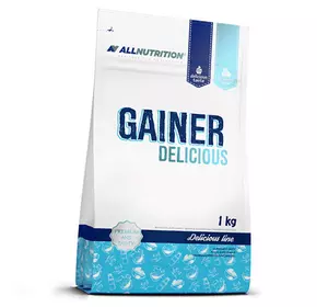Гейнер для набора массы, Gainer Delicious, All Nutrition  1000г Клубника (30003003)