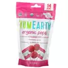 Органические Леденцы, Organic Pops Favorites, YumEarth  85г Клубника (05608001)