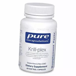 Масло криля, Krill-plex, Pure Encapsulations  60гелкапс (67361008)