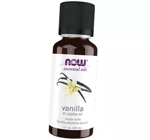 Эфирное масло ванили и жожоба, Vanilla Oil Blend, Now Foods  30мл  (43128046)