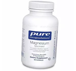 Магний Глицинат, Magnesium Glycinate, Pure Encapsulations  90капс (36361051)