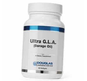 Омега-6 из семян огуречника, Ultra G.L.A. Borage Oil, Douglas Laboratories  60гелкапс (67414003)
