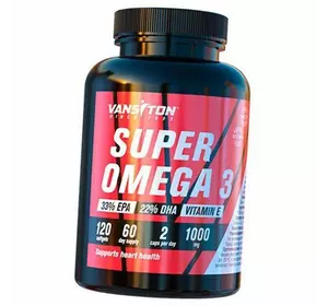Омега-3, Super Omega 3, Ванситон  120гелкапс (67173003)