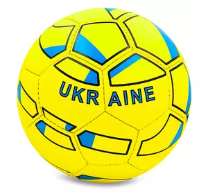 Мяч футбольный Ukraine FB-0047-766 Ballonstar  №5 Желто-синий (57566141)