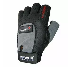Перчатки для фитнеса и тяжелой атлетики Power Plus PS-2500 Power System  XL Черно-серый (07227006)