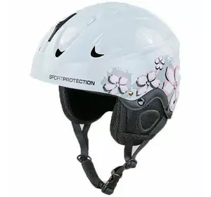 Шлем горнолыжный MS-2948   S Бело-розовый (60508027)