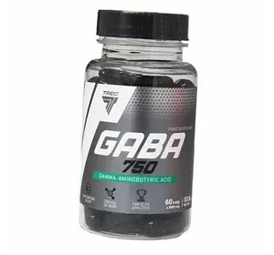 Гамма-аминомасляная кислота, GABA 750, Trec Nutrition  60капс (72101001)