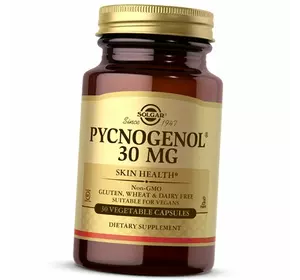 Пикногенол, Pycnogenol 30, Solgar  30вегкапс (70313009)