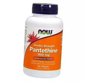 Пантетин, Кофермент В5, Pantethine 600, Now Foods  60гелкапс (72128055)