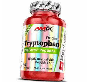 Свободная форма триптофана с изолятами сывороточного протеина, Peptide PepForm Tryptophan, Amix Nutrition  90капс (27135018)