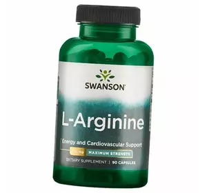 Аргинин, L-Arginine 850, Swanson  90капс (27280006)