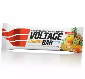 Энергетический Батончик, Voltage Energy Bar, Nutrend  65г Экзотик фрукт (14119009)