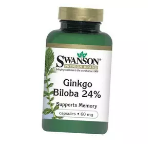 Экстракт Гинкго Билоба, Ginkgo Biloba Extract, Swanson  240капс (71280001)