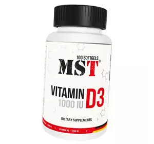 Витамин Д3, Vitamin D3 1000, MST  100капс (36288028)