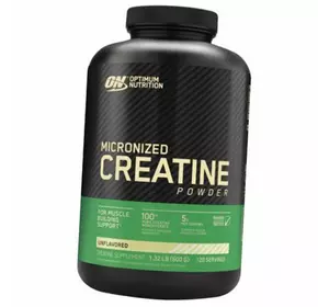 Микронизированный Креатин Моногидрат, Creatine Powder, Optimum nutrition  600г Без вкуса (31092004)