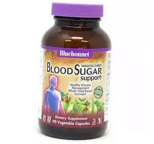 Комплекс для нормализации сахара в крови, Blood Sugar Support, Bluebonnet Nutrition  90вегкапс (71393016)