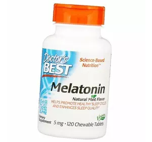 Мелатонин, Melatonin 5, Doctor's Best  120таб Мята (72327005)