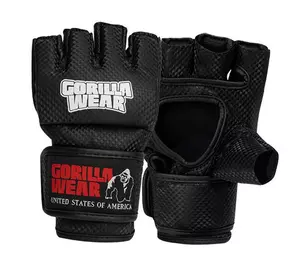 Перчатки Manton MMA Gloves Gorilla Wear  M/L Черно-белый (37369009)