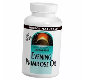 Масло Примулы Вечерней, Eveving Primrose Oil, Source Naturals  60гелкапс (71355002)
