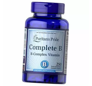 Витамины группы В, Complete B, Puritan's Pride  250каплет (36367186)