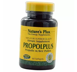 Прополис, PropolPlus, Nature's Plus  60гелкапс (71375021)