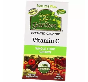 Органический Витамин С, Garden Vitamin C 500, Nature's Plus  60вегкапс (36375149)