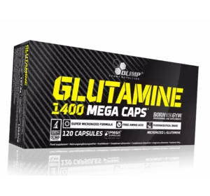 Глютамин в капсулах, L-Glutamine 1400 Mega Caps, Olimp Nutrition  120капс (32283003)