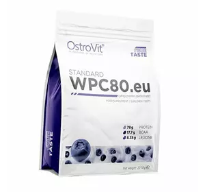 Концентрат Сывороточного Протеина, WPC80.eu standart, Ostrovit  2270г Черника-йогурт (29250004)