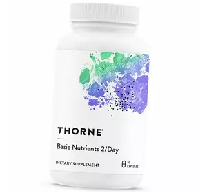 Мультивитамины без железа, Basic Nutrients 2/Day Iron Free, Thorne Research  60капс (36357105)